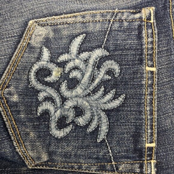 PAIGE Laurel Canyon Cropped Waist Size 28 Stretch Denim 5 Pocket Capri EUC - Picture 6 of 10